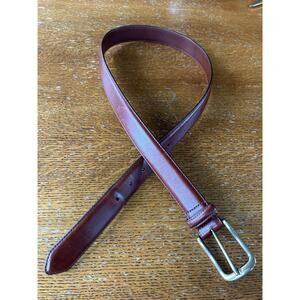 COACH Cream Canvas Belt Vintage Brown Leather Gold-Tone Buckle 36 Coach | Accessories | Coach Cream Canvas Belt Vintage Brown  main image 2